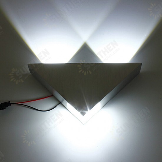 Modern High Power 3W LED Triangle Decoration Wall Light Sconce Spot