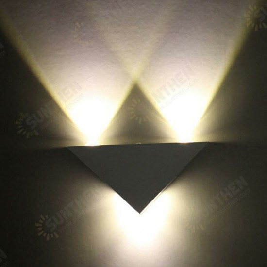 Modern High Power 3W LED Triangle Decoration Wall Light Sconce Spot