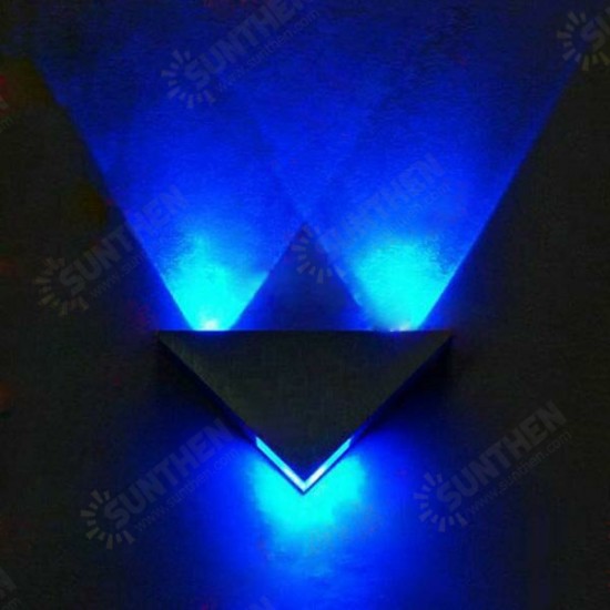 Modern High Power 3W LED Triangle Decoration Wall Light Sconce Spot