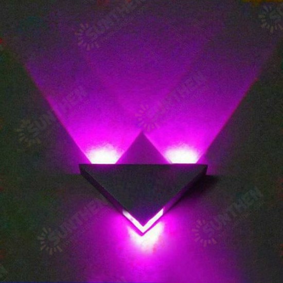 Modern High Power 3W LED Triangle Decoration Wall Light Sconce Spot