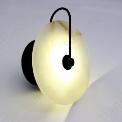 Modern Sconces Lamp Wall Lights Marble Lampshade LED Lighting Fixture for Home Decor bedroom Lamps Black Gold Base Modern Sconces Lamp Wall Lights Marble Lampshade LED Lighting Fixture for Home Decor bedroom Lamps Black Gold Base