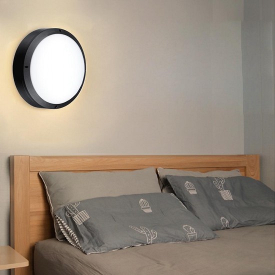 Modern Waterproof E27 LED Wall Lamp Lampshade Home Bedside Hotel Light Fixture AC85-265V