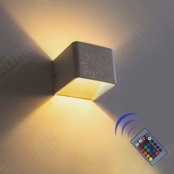RGB Lamp COB LED Aluminium Wall Light Stair Hotel Room Art Decor +Remote Control RGB Lamp COB LED Aluminium Wall Light Stair Hotel Room Art Decor +Remote Control