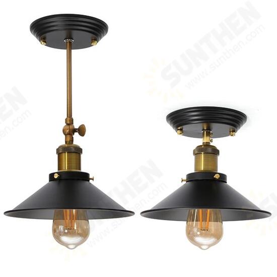 Retro Industrial E27 Wall Sconce Light Vintage Hang Pendant Ceiling Lamp