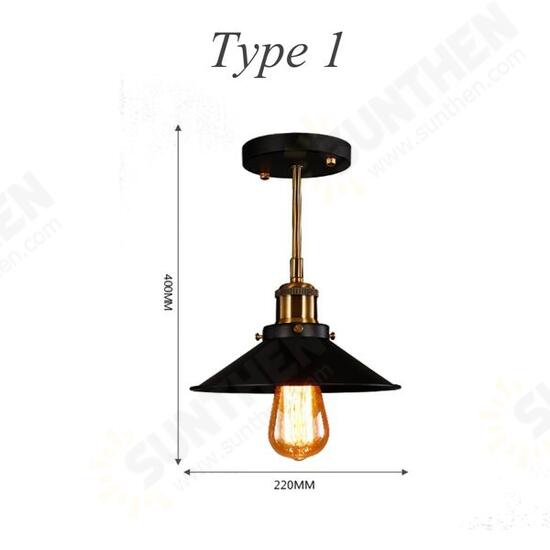 Retro Industrial E27 Wall Sconce Light Vintage Hang Pendant Ceiling Lamp