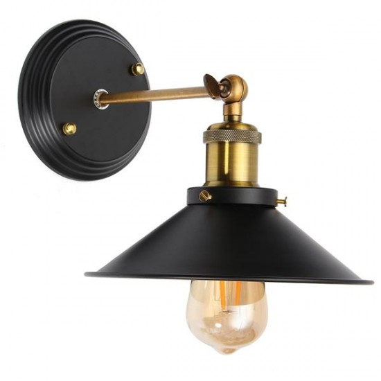 Retro Industrial E27 Wall Sconce Light Vintage Hang Pendant Ceiling Lamp