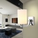 Single Head Simple Wall Lamp Without Bulb With Power Switch Cord 20*10CM Suitable For Bedroom Kitchen Restaurant Bar