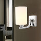 Single Head Simple Wall Lamp Without Bulb With Power Switch Cord 20*10CM Suitable For Bedroom Kitchen Restaurant Bar