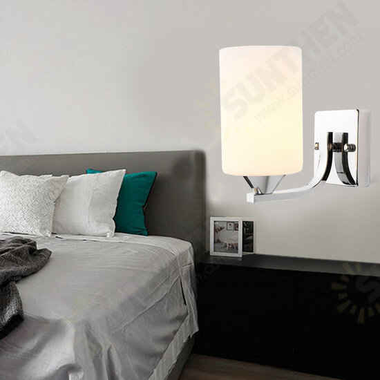 Single Head Simple Wall Lamp Without Bulb With Power Switch Cord 20*10CM Suitable For Bedroom Kitchen Restaurant Bar