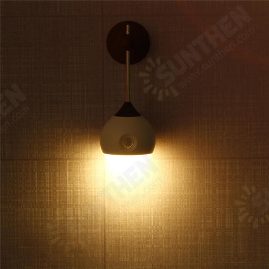 Smart Sensor Night Light Infrared USB Charging Removable Cabinet Closet Wall Lamp