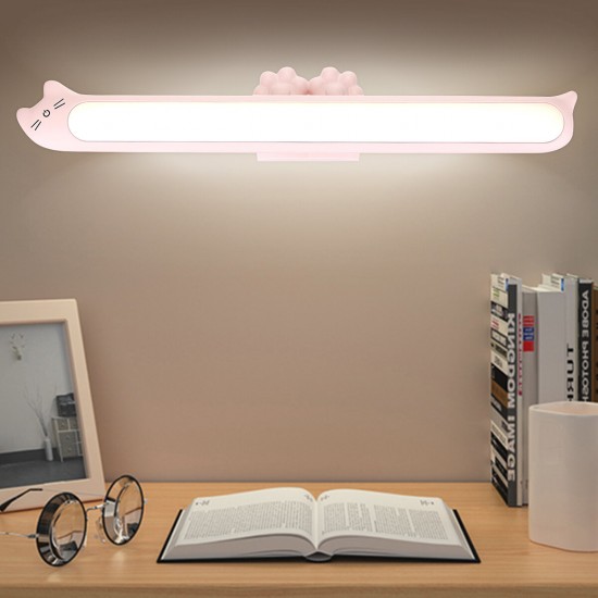 USB Rechargeable LED Table Lamp Learn Reading Bathroom Mirror Wall Light Sticky Room