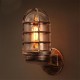 Vintage Industrial Unique Wall Lamp Iron Rustic Copper Steampunk Lamp Sconce