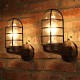 Vintage Industrial Unique Wall Lamp Iron Rustic Copper Steampunk Lamp Sconce