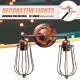 Vintage Industrial Wall Light Mounted Sconce Iron Retro Lamp Fixture Room Decor