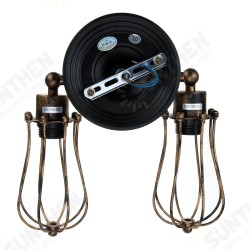Vintage Industrial Wall-mounted Metal Cage Wall Sconce Lampshade Light Shade Without Bulb Vintage Industrial Wall-mounted Metal Cage Wall Sconce Lampshade Light Shade Without Bulb