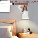 Wall-mounted Lamp Bedside Hanging Wood Lights Living Room Bedroom Decor 220V