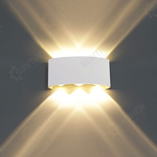 Waterproof 2-8W LED Wall Light Up Down Lighting Sconce Lamp Indoor Outdoor IP65