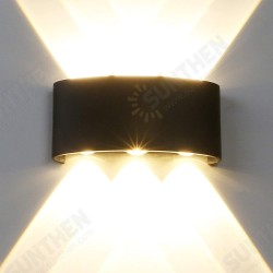 Waterproof 2-8W LED Wall Light Up Down Lighting Sconce Lamp Indoor Outdoor IP65 Waterproof 2-8W LED Wall Light Up Down Lighting Sconce Lamp Indoor Outdoor IP65