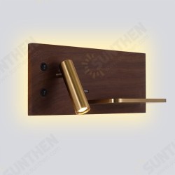 Wall Light Bedroom Lamp LED Phone Wireless Charger Shelf Bedside Headboard Read Modern Loft Room USB Luminaire Wood Bed Wall Light Bedroom Lamp LED Phone Wireless Charger Shelf Bedside Headboard Read Modern Loft Room USB Luminaire Wood Bed