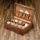10/7 Watch Pillow Wooden with Skylight Watch Box Jewellery Display Collection Storage Box