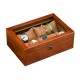 10/7 Watch Pillow Wooden with Skylight Watch Box Jewellery Display Collection Storage Box