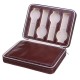 2/4/8 Slots Portable PU Leather Zipper Watch Box Watch Storage Case Bag