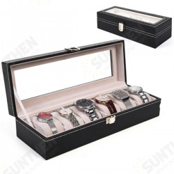 6 Grids Aluminium Watch Storage Case Holder Organiser Display Jewelry Watch Box 6 Grids Aluminium Watch Storage Case Holder Organiser Display Jewelry Watch Box