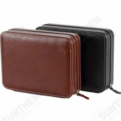 8 Grids Watch Display Storage Box Case Zippered Travel Watch Box 8 Grids Watch Display Storage Box Case Zippered Travel Watch Box