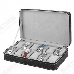 W134 12 Slots Watch Display Leather Zipper Watch Storage Box W134 12 Slots Watch Display Leather Zipper Watch Storage Box