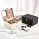 Leather Jewelry Watch Storage Box Ring Jewelry Box Multi-layer Large Capacity Jewelry Storage Box