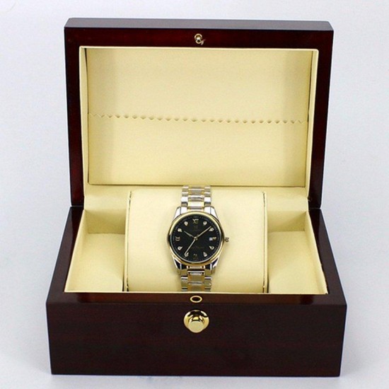 Luxury Wrist Watch Box Handmade Wooden Case Jewelry Gift Box Storage Container