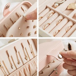 Travel Portable Leather Jewelry Watch Storage Watch Box Case Organizer Travel Portable Leather Jewelry Watch Storage Watch Box Case Organizer