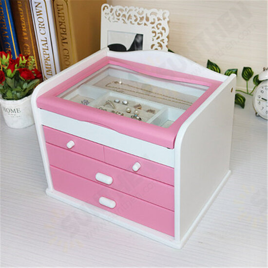 Wooden Jewellery Storage Box Multifunctional Solid Wood Jewelry Watch Box