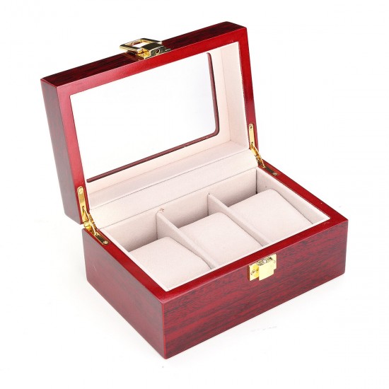 Wooden Watch Box Display Box Jewelry Box Storage Box Six Grid Three Grid