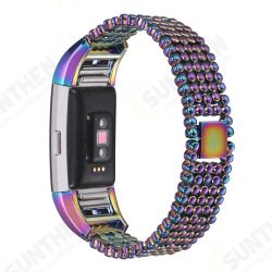 15mm Metal Watch Band High Quality 5 Rows Stainless Steel Strap Replacement for Fitbit Charge 2 15mm Metal Watch Band High Quality 5 Rows Stainless Steel Strap Replacement for Fitbit Charge 2