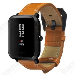 20mm Watch Band Genuine Leather Watchband Replacement for HUAMI AMAZFIT 20mm Watch Band Genuine Leather Watchband Replacement for HUAMI AMAZFIT