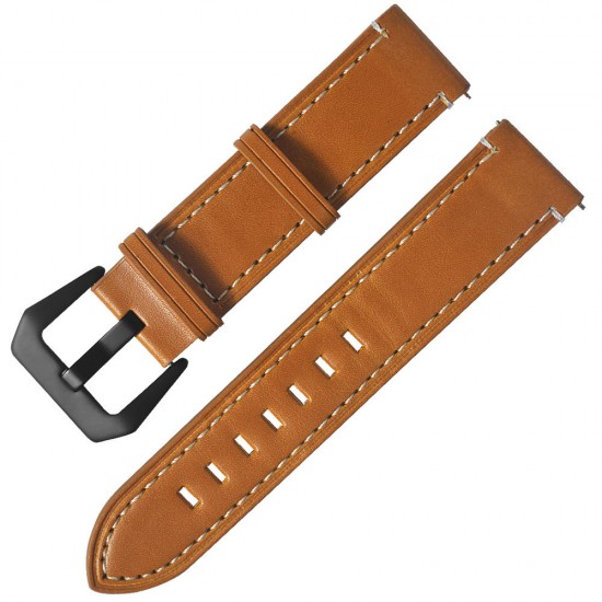 20mm Watch Band Genuine Leather Watchband Replacement for HUAMI AMAZFIT
