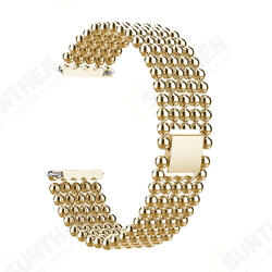 22mm Five Beads Alloy Wristbands Fashion Watch Band Replacement For Fitbit Versa 22mm Five Beads Alloy Wristbands Fashion Watch Band Replacement For Fitbit Versa