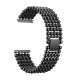 22mm Five Beads Alloy Wristbands Fashion Watch Band Replacement For Fitbit Versa