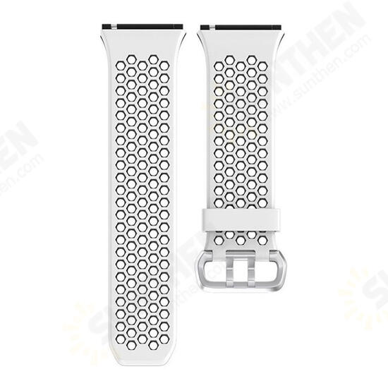 22mm Small Size Watch Band Silicone Strap Replacement for Fitbit Ionic Smart Watch