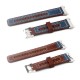 22mm Watch Band Genuine Leather Plus Silicone Starp Replacement for Fitbit Blaze Smart Watch
