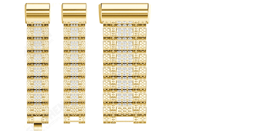 Crystal Watch Band Luxury Alloy Diamante Metal Strap Replacement for Fitbit Charge 2 Crystal Watch Band Luxury Alloy Diamante Metal Strap Replacement for Fitbit Charge 2