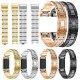 Crystal Watch Band Luxury Alloy Diamante Metal Strap Replacement for Fitbit Charge 2