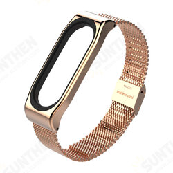 Luxury Stainless Steel Watch Band Strap Replacement for Xiaomi Miband 3 Non-original Luxury Stainless Steel Watch Band Strap Replacement for Xiaomi Miband 3 Non-original