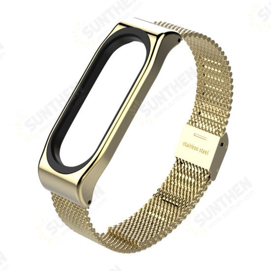 Luxury Stainless Steel Watch Band Strap Replacement for Xiaomi Miband 3 Non-original Luxury Stainless Steel Watch Band Strap Replacement for Xiaomi Miband 3 Non-original