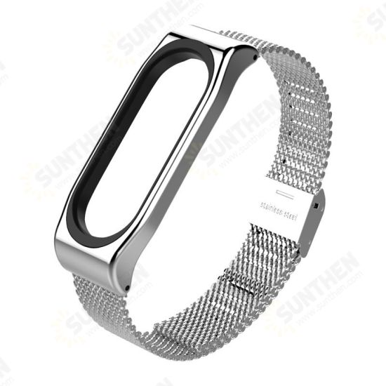 Luxury Stainless Steel Watch Band Strap Replacement for Xiaomi Miband 3 Non-original Luxury Stainless Steel Watch Band Strap Replacement for Xiaomi Miband 3 Non-original