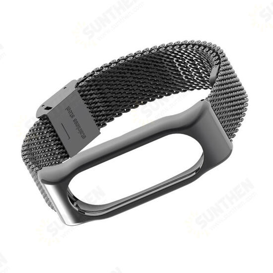Luxury Stainless Steel Watch Band Strap Replacement for Xiaomi Miband 3 Non-original Luxury Stainless Steel Watch Band Strap Replacement for Xiaomi Miband 3 Non-original