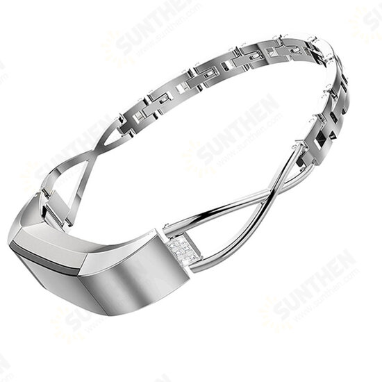 Metal Crystal Watch Band Fashion Luxury Wrist Strap Replacement for Fitbit Alta Metal Crystal Watch Band Fashion Luxury Wrist Strap Replacement for Fitbit Alta