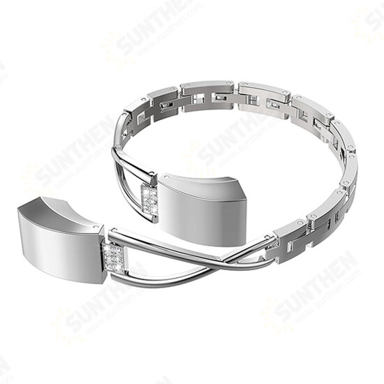 Metal Crystal Watch Band Fashion Luxury Wrist Strap Replacement for Fitbit Alta Metal Crystal Watch Band Fashion Luxury Wrist Strap Replacement for Fitbit Alta