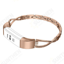 Metal Crystal Watch Band Fashion Luxury Wrist Strap Replacement for Fitbit Alta Metal Crystal Watch Band Fashion Luxury Wrist Strap Replacement for Fitbit Alta